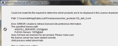 ANSYS FlexNet Licensing not running的一种解决方法