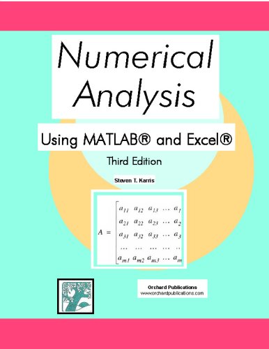 利用MATLAB和Excel 进行数值分析(第三版)